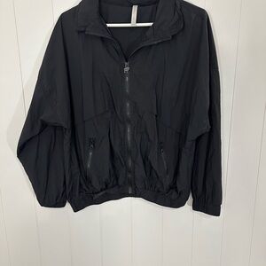 Fabletics Black Bomber Jacket for Women